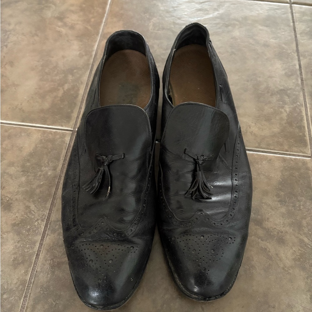 Classic Black Tassel Loafers